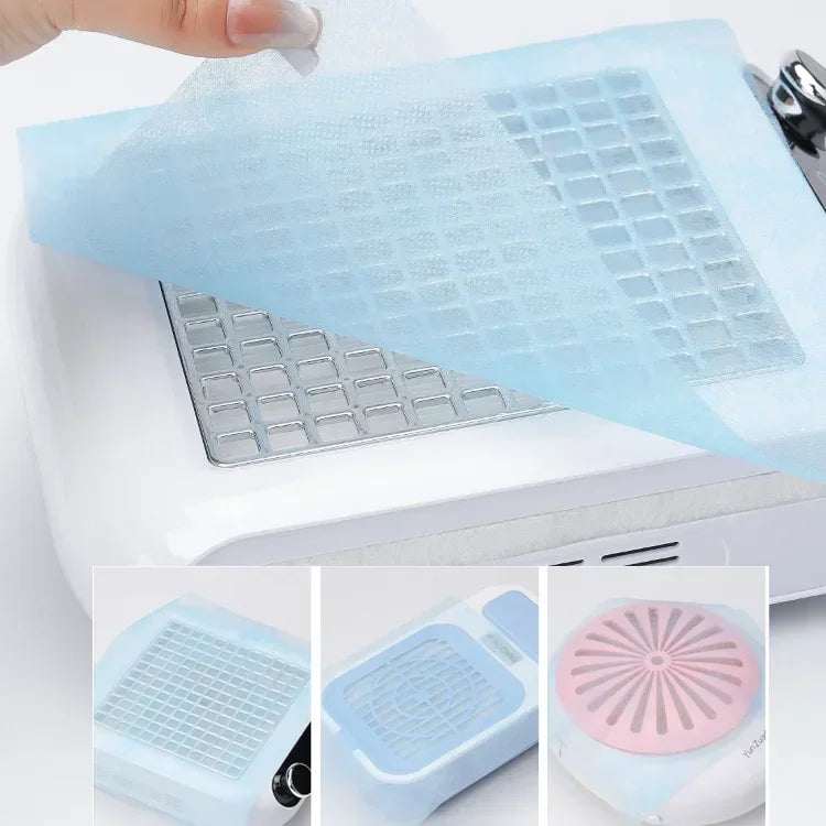 Nail Art Dust Collector Filter Paper Manicure Machine