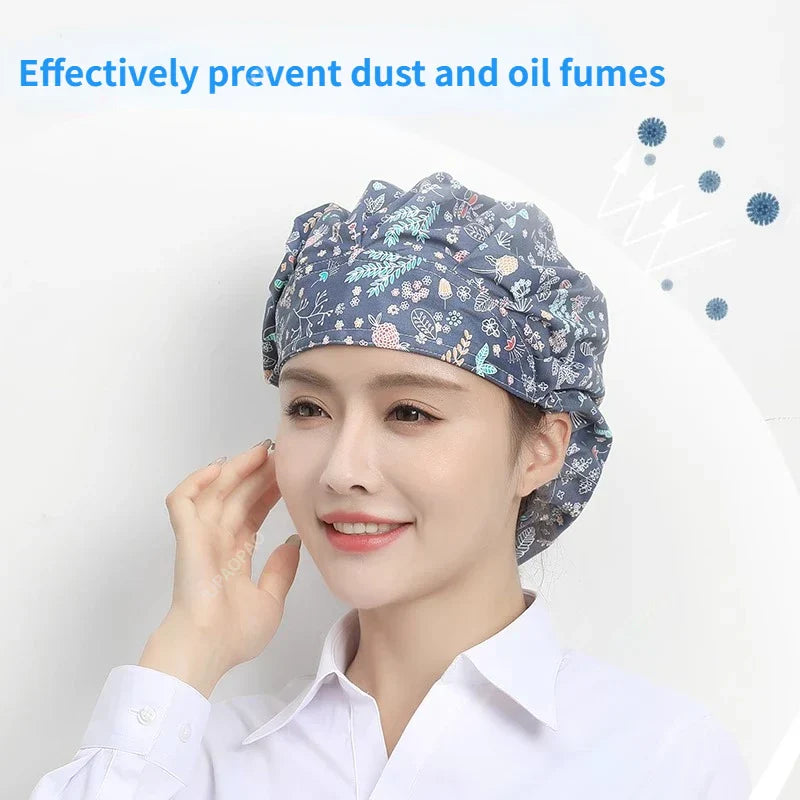 Colors Dustproof Cooking Cap Breathable Hotel Cook Cap