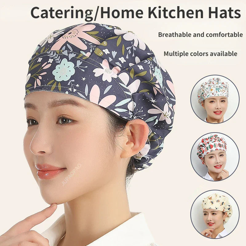 Colors Dustproof Cooking Cap Breathable Hotel Cook Cap