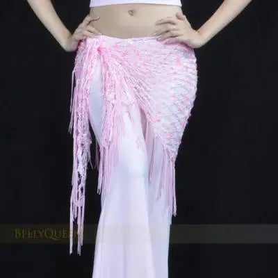 Colors Belly Dance Accessories Long Tassel Belt Elastic
