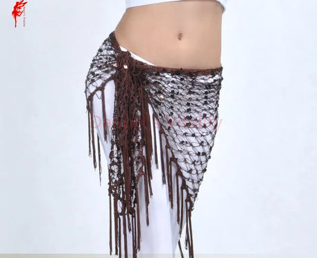 Colors Belly Dance Accessories Long Tassel Belt Elastic