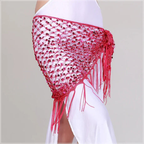 Colors Belly Dance Accessories Long Tassel Belt Elastic