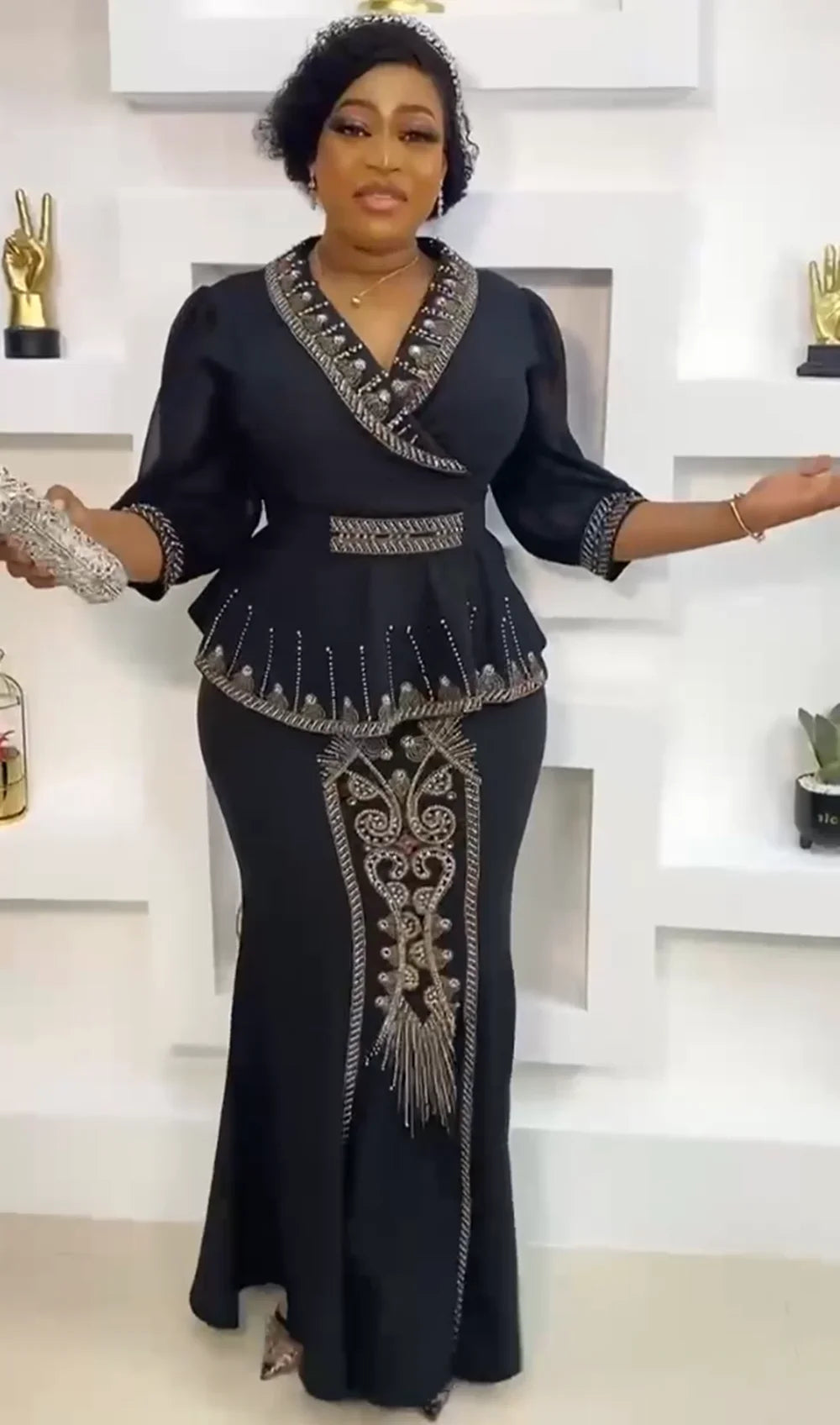 Pieces Set Africa Clothes Dashiki African Skirts And