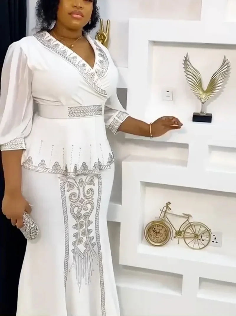 Pieces Set Africa Clothes Dashiki African Skirts And