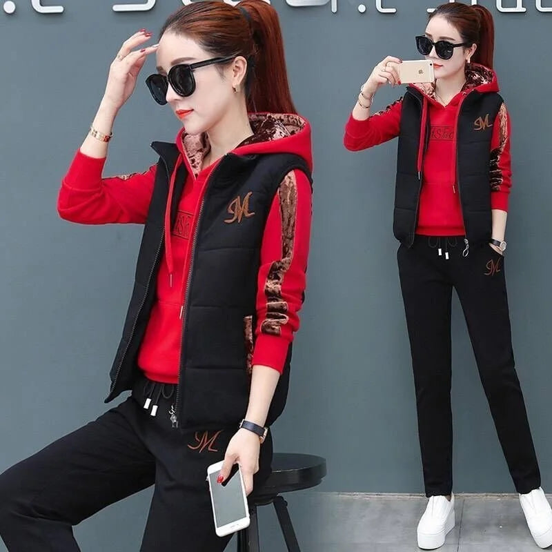 Autumn Winter New Women'S Casual Sweat Suit Fashion