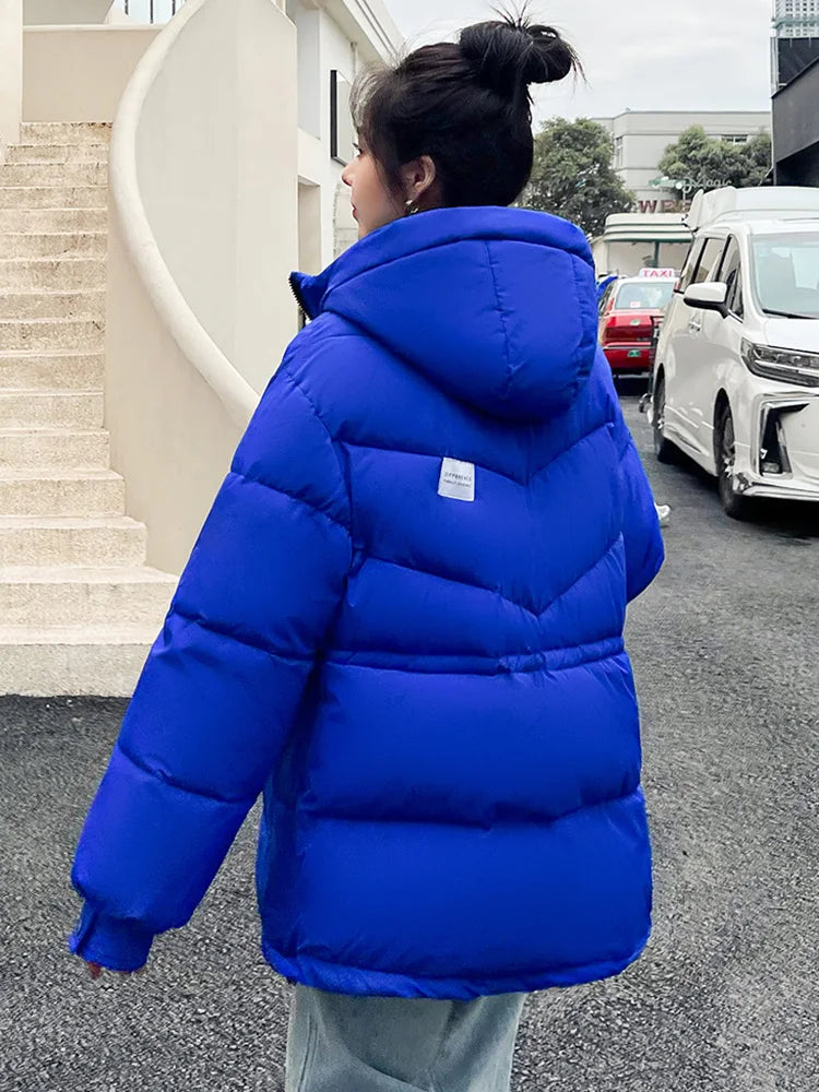 New Winter Women Oversized Parkas Jackets Casual Thick