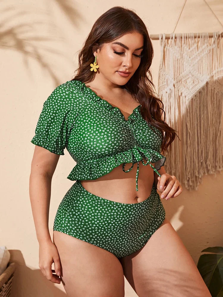 Women Push Up Bikinis Set Swimwear High Waist