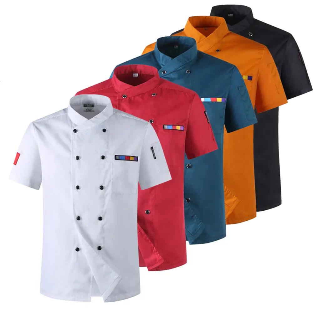 Colors New Wholesale Chef Jacket Hotel Chef' Uniform