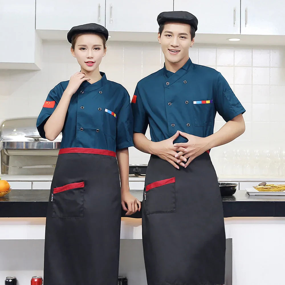 Colors New Wholesale Chef Jacket Hotel Chef' Uniform