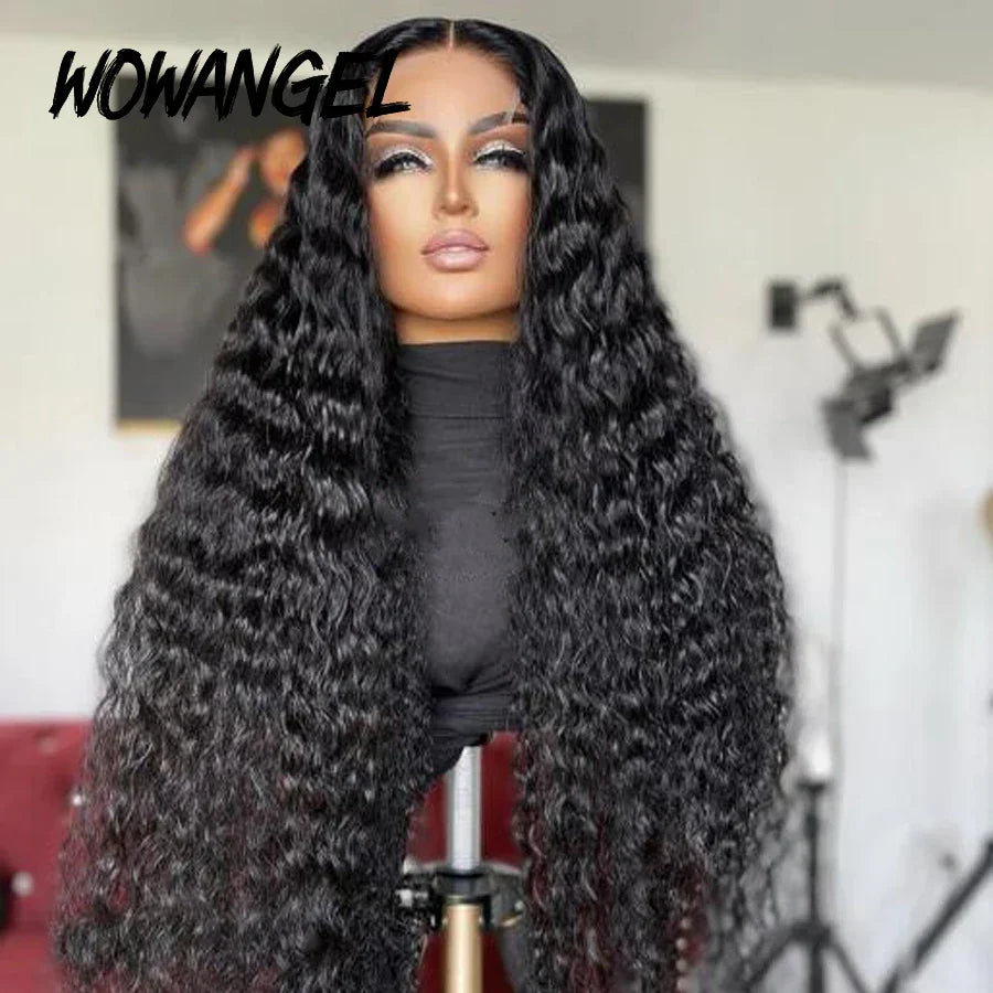 Wow Angel 5X5 Hd Lace Closure Curly Wigs