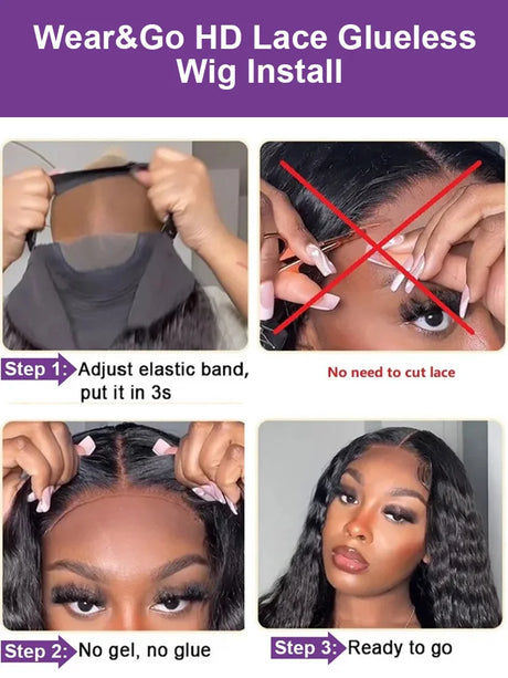 Wear And Go Deep Wave 13X4 Hd Glueless