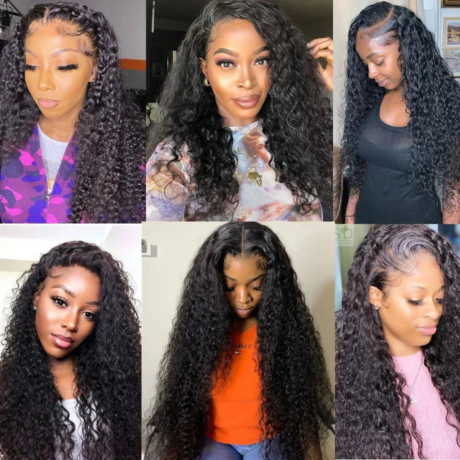 Deep Wave Transparent Lace Frontal Human