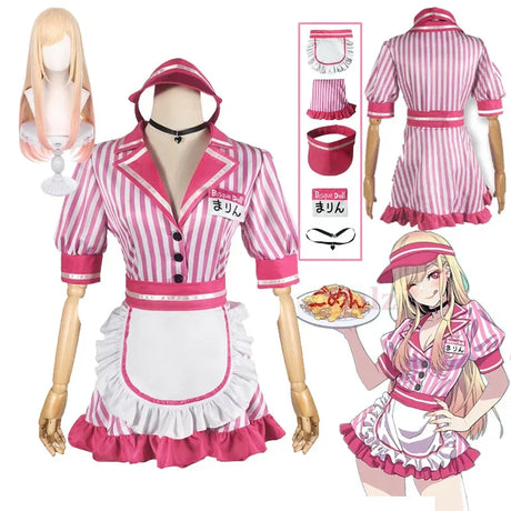 Anime Costumes Kitagawa Marin Cosplay Maid Outfit My