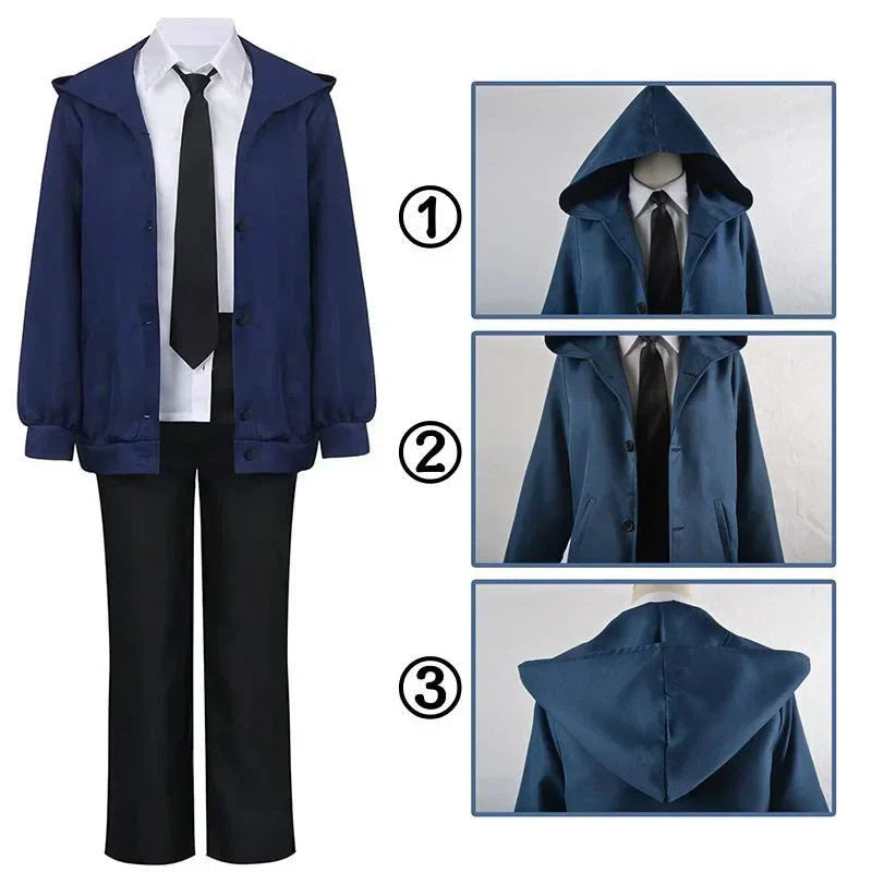 Anime Power Cosplay Chainsaw Man Cosplay Costume Blue