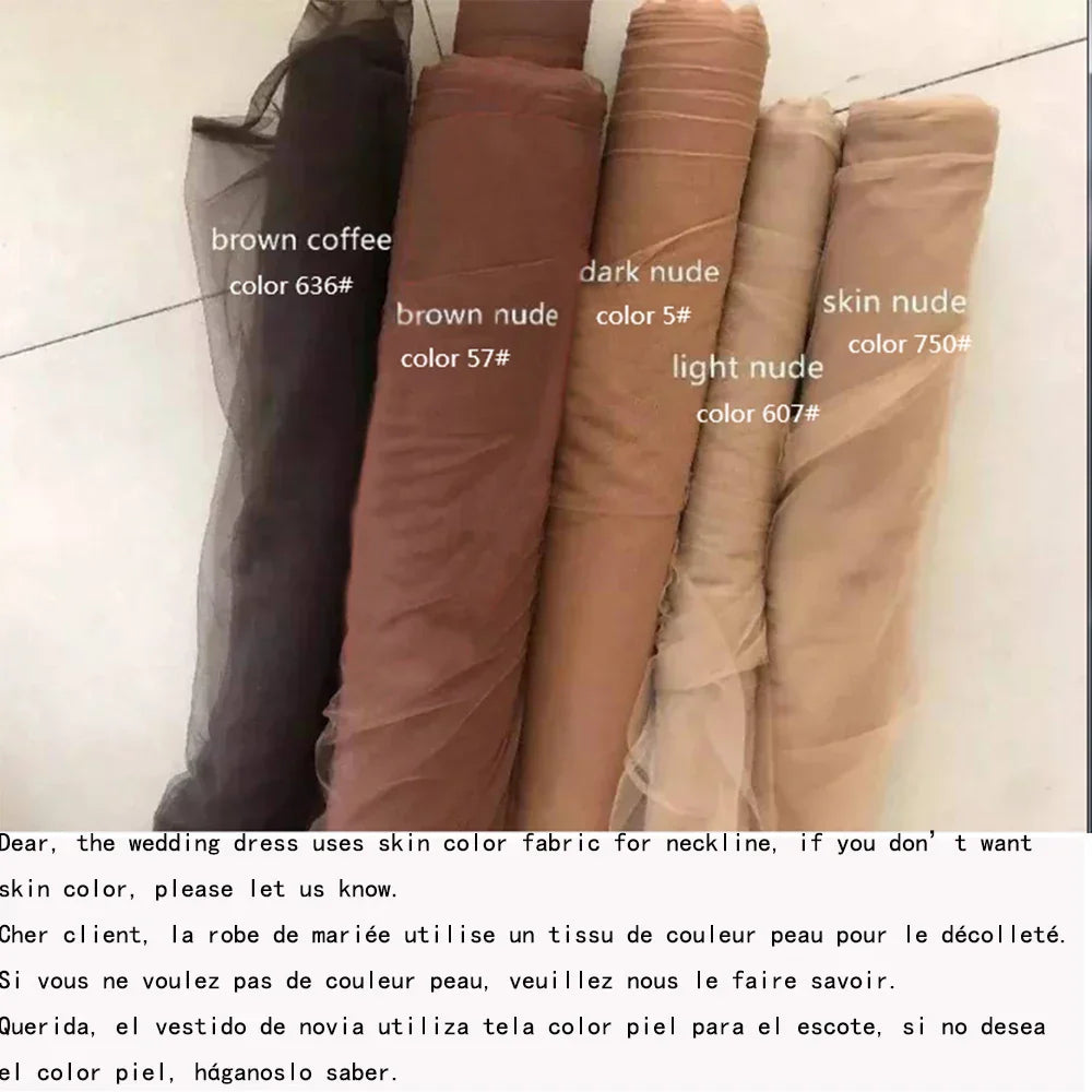 Boho Wedding Dresses For Women Sheer Off The