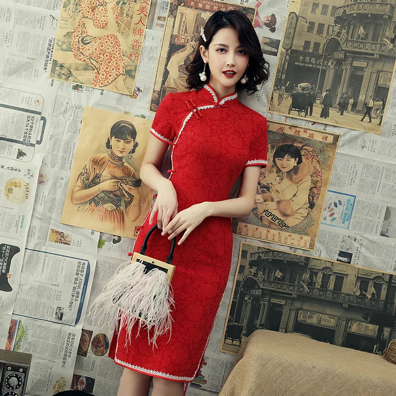 Chinese Vintage Cheongsam Dresses Beautiful Qipao Chinese Traditional