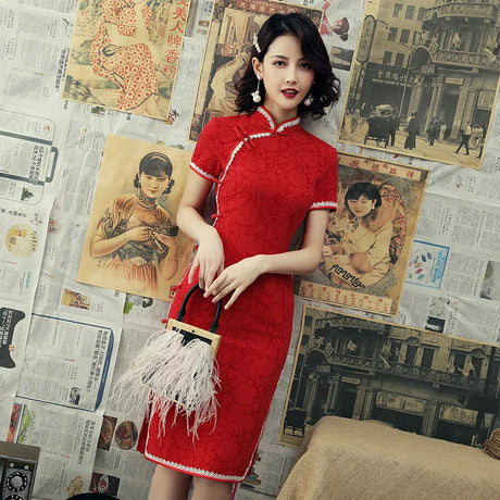 Chinese Vintage Cheongsam Dresses Beautiful Qipao Chinese Traditional