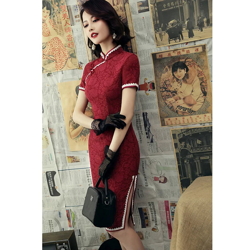 Chinese Vintage Cheongsam Dresses Beautiful Qipao Chinese Traditional
