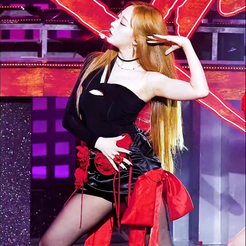 Female Singer Jazz Dancer Costume Women Group Kpop