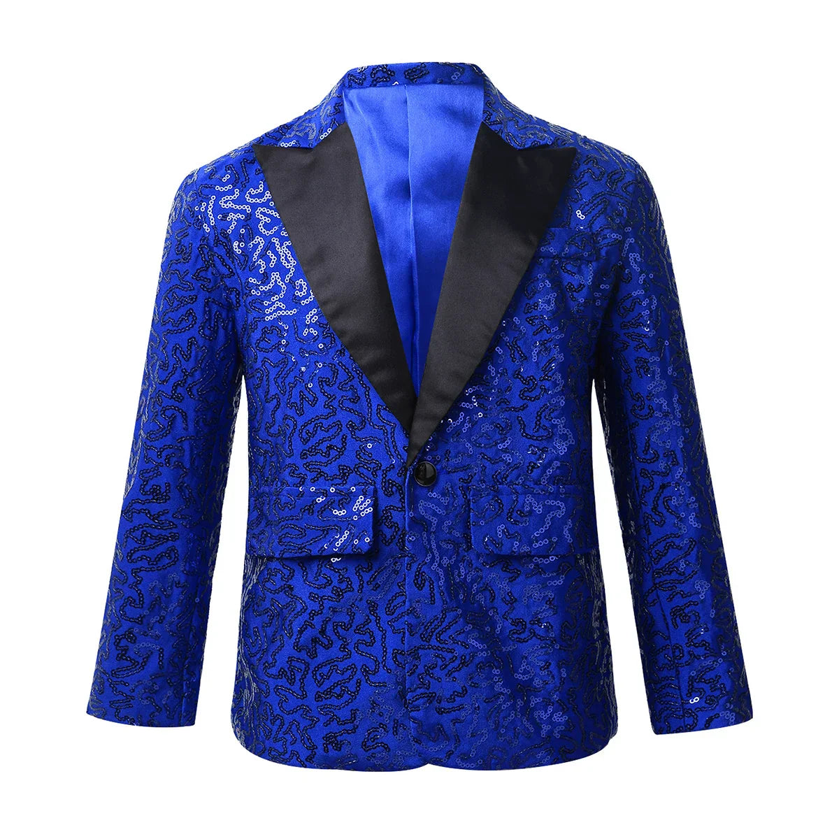 Shiny Sequins Blazer Kid Boy Stylish Jacket Coat