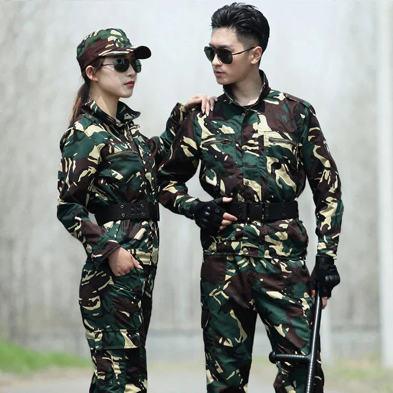 Black Military Uniform Men Tactical Hunting Clothes Camouflage