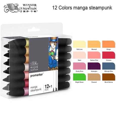 Winsor&Newton Colors Promarkers Alcohol Base Ink Twin