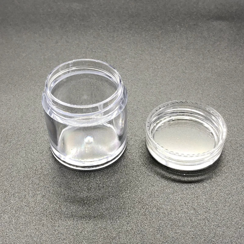 Small Round Jars Strorage Box Acrylic Japan Style