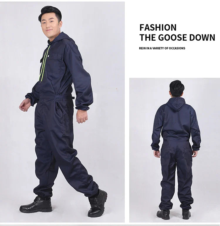 Work Overalls Men' Work Clothing Dust-Proof Wear Resistant