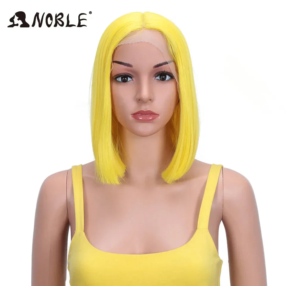 Noble Cosplay Synthetic Lace Wig Cosplay Wig Short