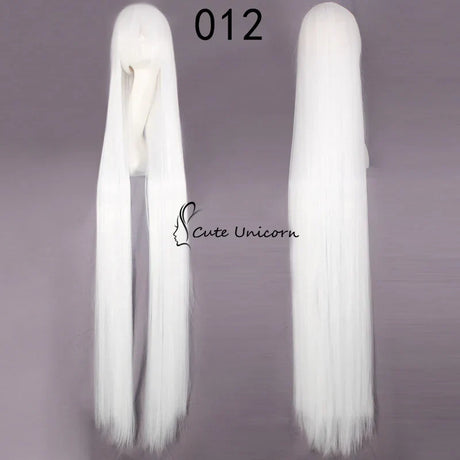 Wig Anime Cosplay Lolita Long Hair Lavender Blue