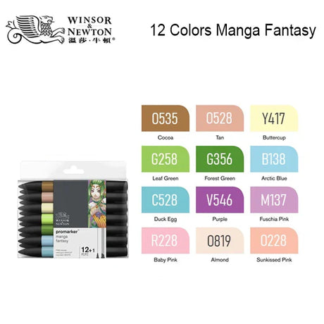 Winsor&Newton Colors Promarkers Alcohol Base Ink Twin
