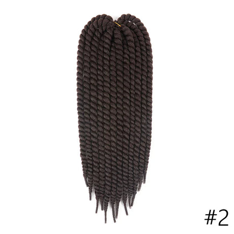 Yunrong Senegalese Twist Hair Jumbo Crochet Braids G