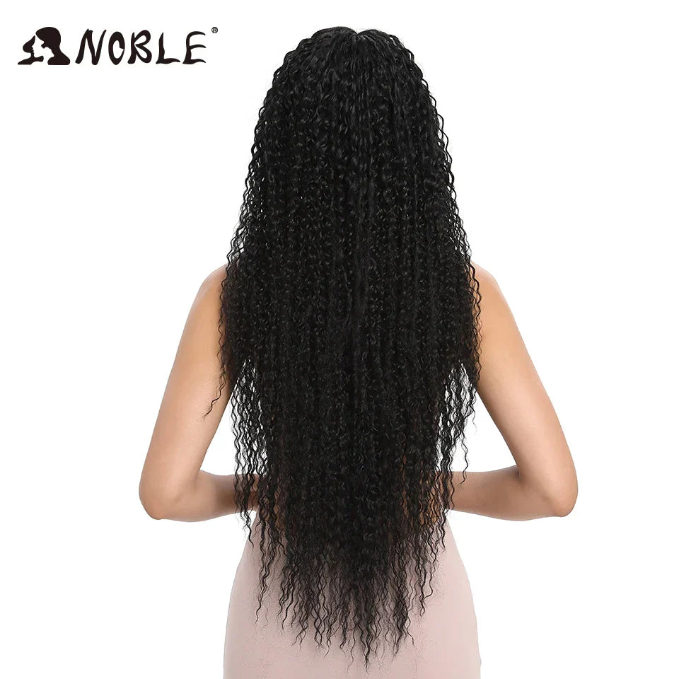 Noble Synthetic Lace Front Wig Long Curly Wig