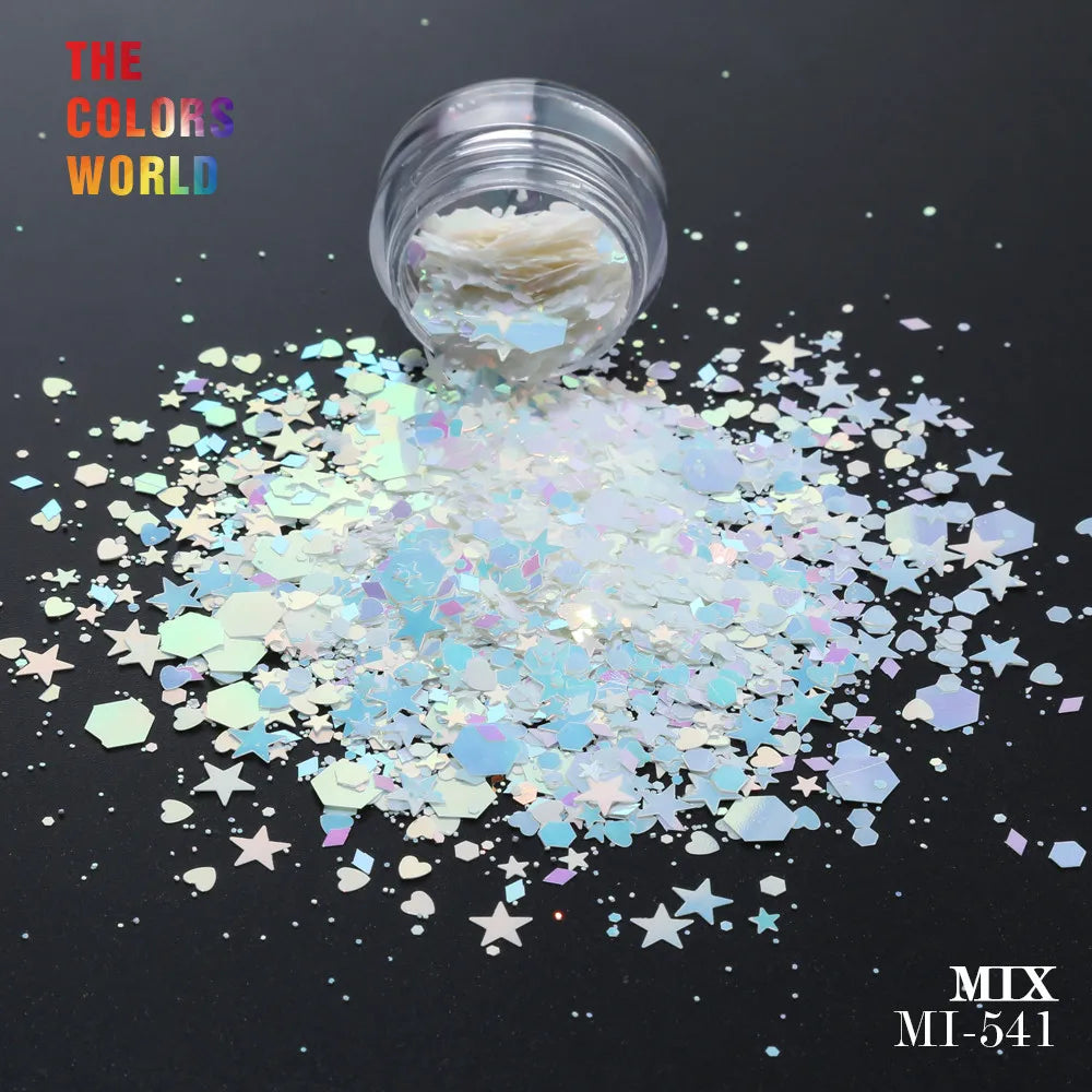 Mix Shape Mix Nail Glitter For Nail