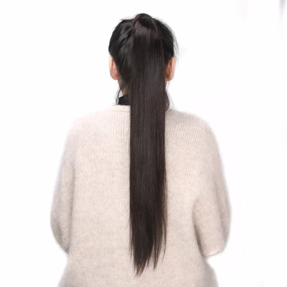 Human Hair Ponytail Brazilian Remy Ponytail