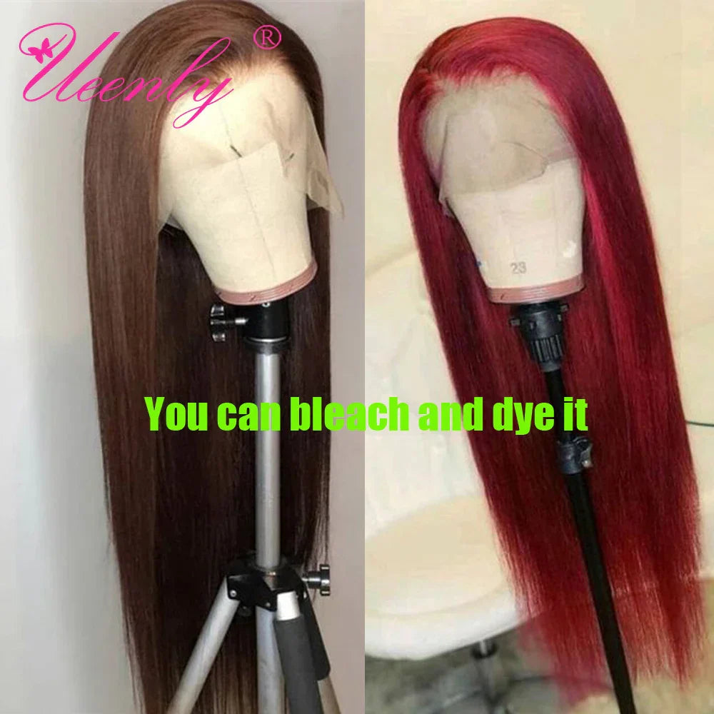 Transparent  Lace Front Human Hair Wigs