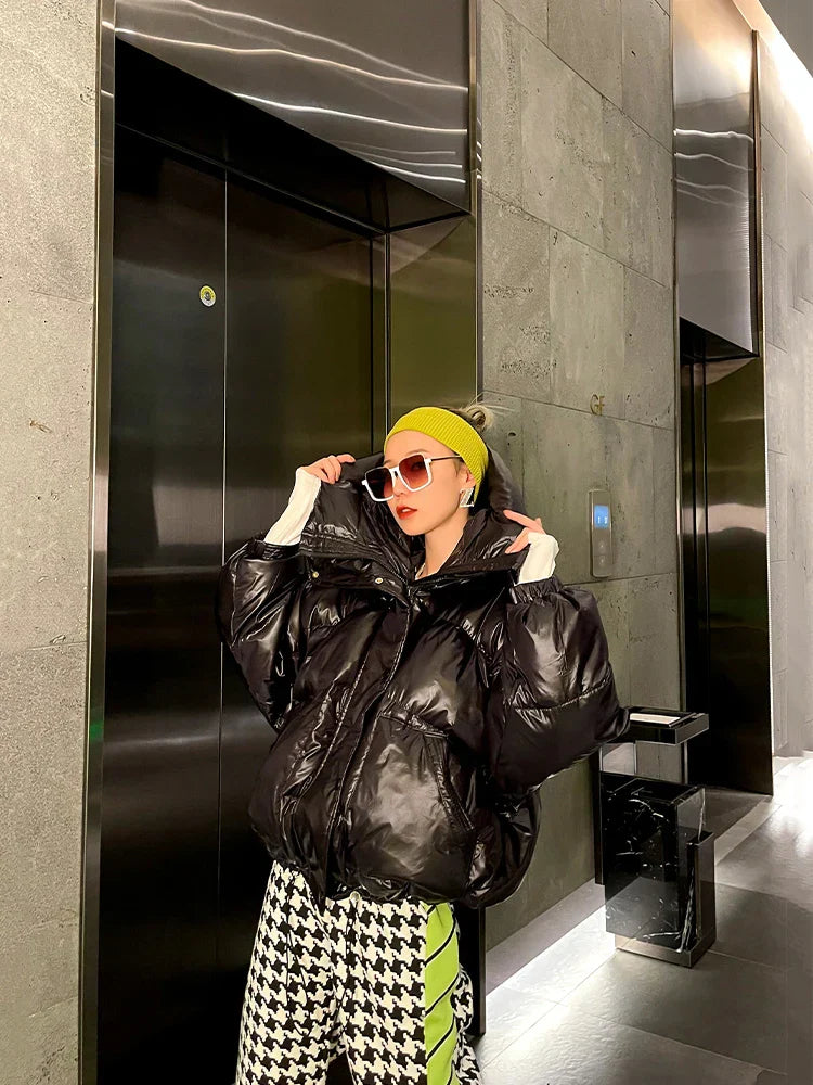 Street Jacket Short Candy Color All-Match Bread Coat