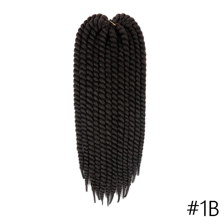 Yunrong Senegalese Twist Hair Jumbo Crochet Braids G