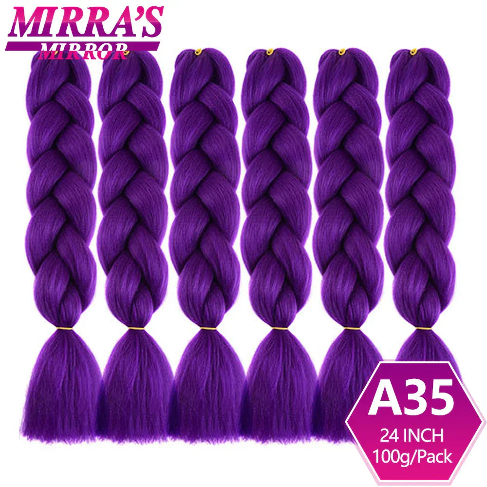 Bundles Jumbo Braiding Hair Extensions Synthetic Hair Braids