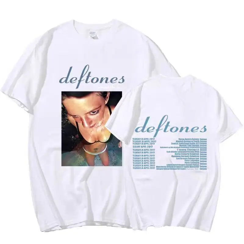 Hip Hop Deftones Women Summer T Shirt Men