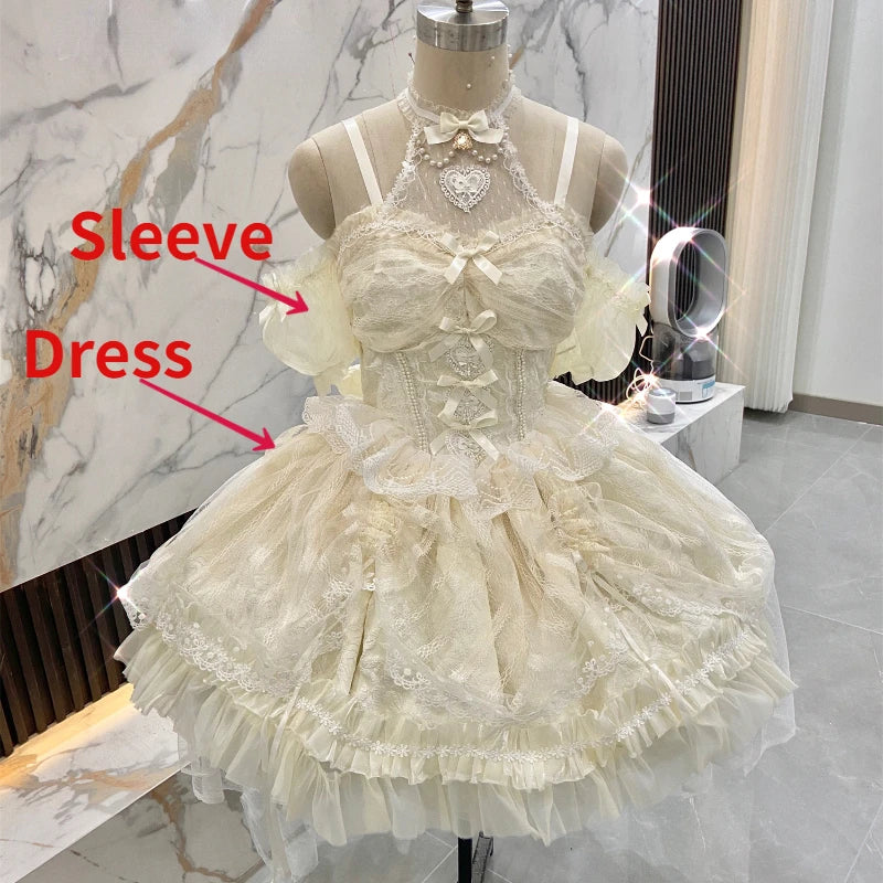 Japanese Sweets Lolita Jsk Dresses Kawaii Women Vintage