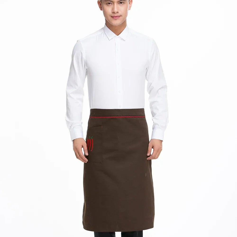 Kitchen Cooking Apron Work Dining Half-Length Long Waist