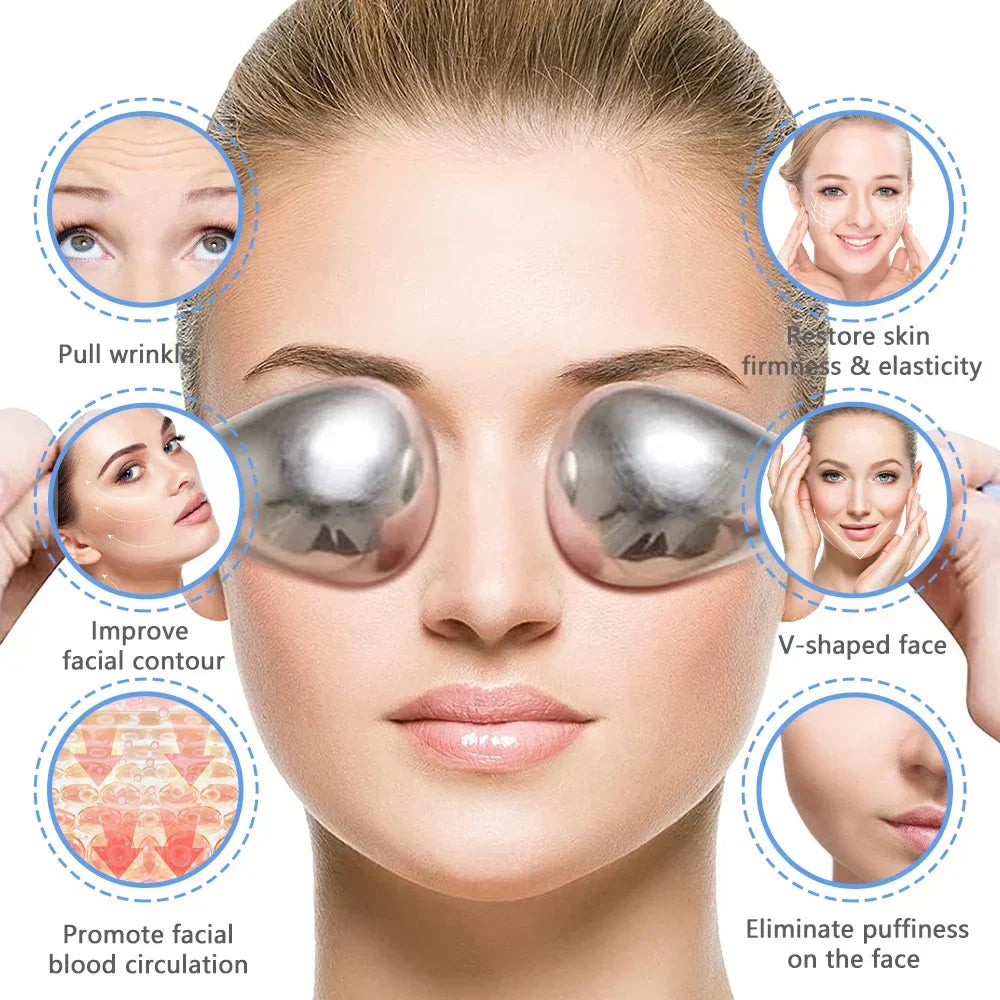Magic Cooling Beauty Facial Sticks Ice Wave Ball