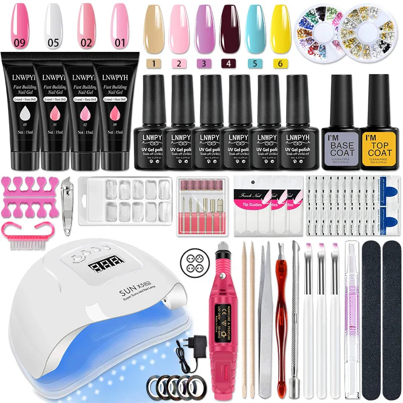 Nail Set Gel Nail Polish Set With Uv