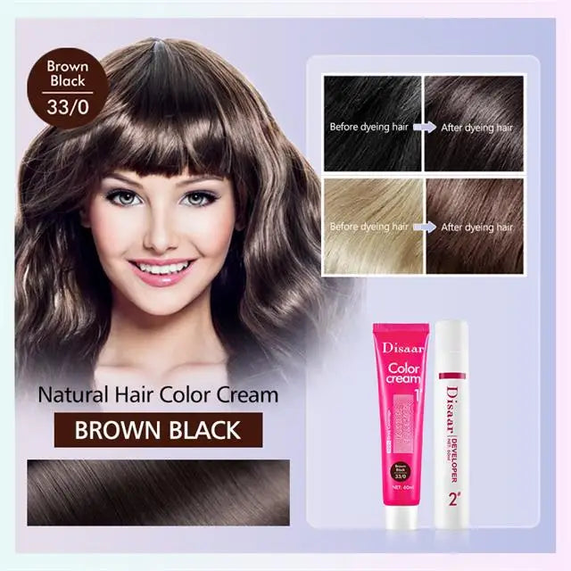 Natural Plant Conditioning Hair Dye Fast Dye Coloring
