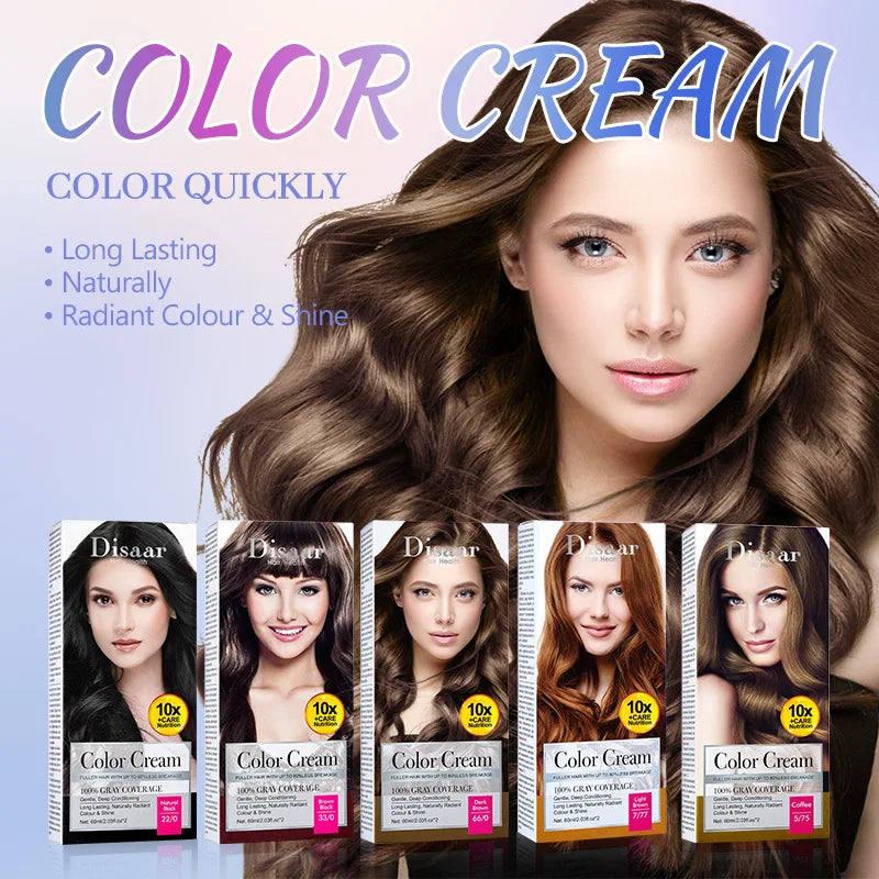 Natural Plant Conditioning Hair Dye Fast Dye Coloring