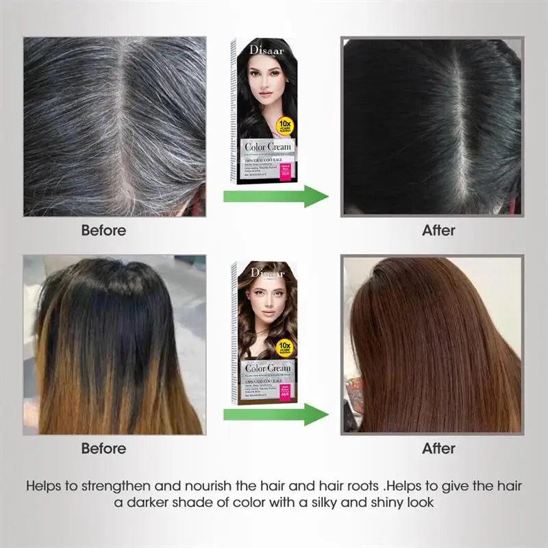 Natural Plant Conditioning Hair Dye Fast Dye Coloring