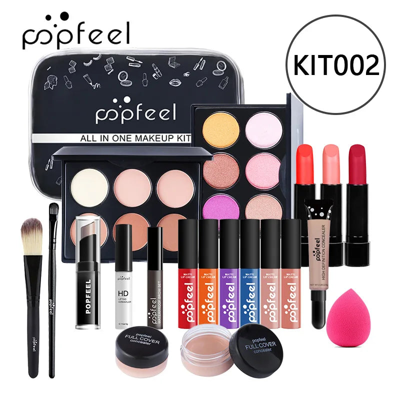 Popfeel Lip Gloss Makeup Brush Eye Shadow Blush