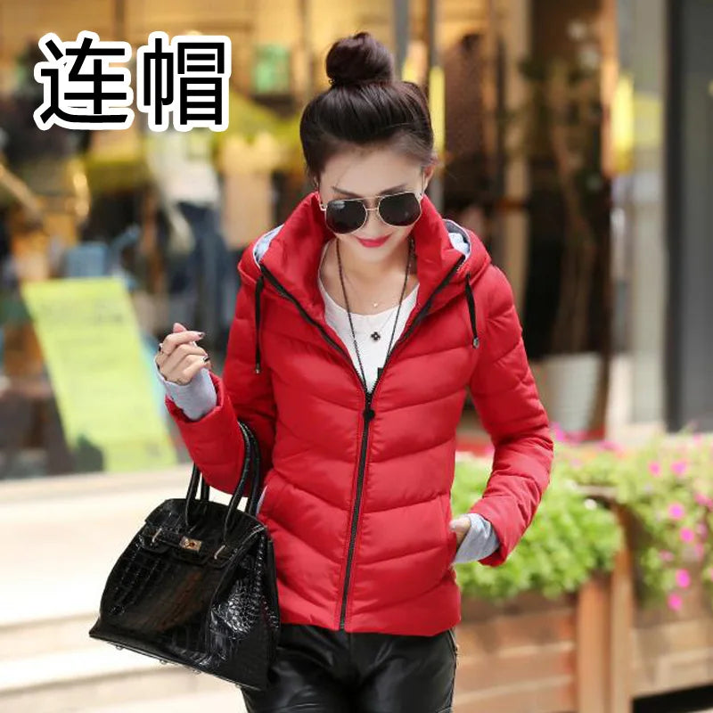 Parka Down Cotton Coat Female Jacket Autumn Winter