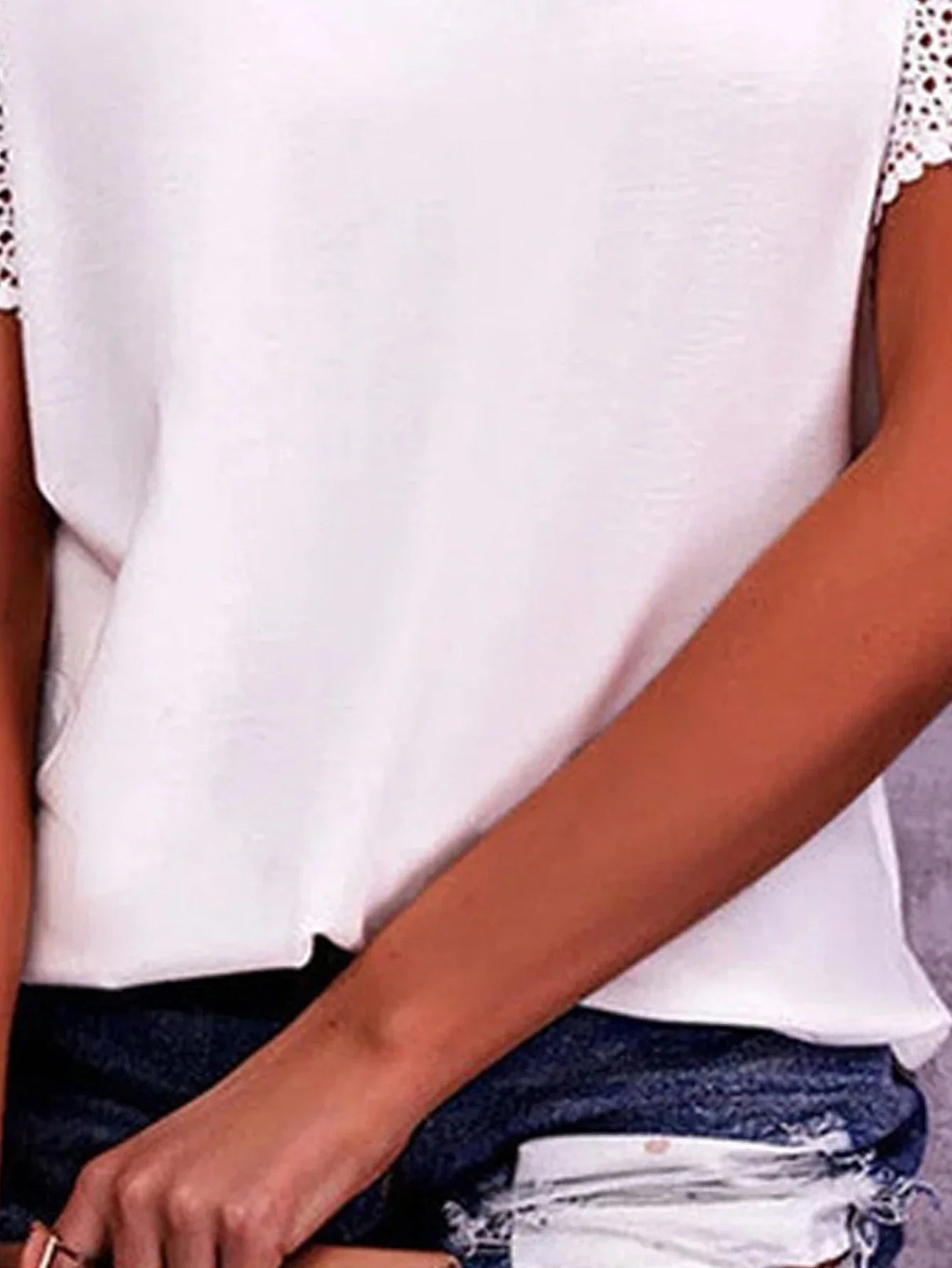 Summer T Shirt Short Sleeeves Loose O Neck
